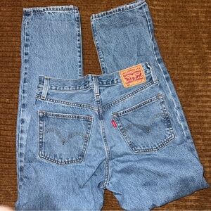 Levi's Blue Straight Leg Jeans